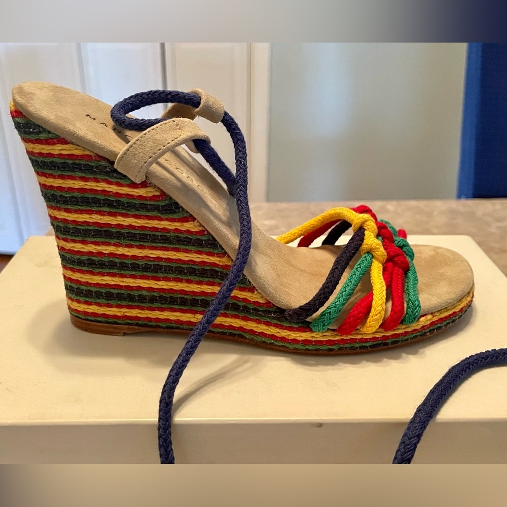 Marc Jacobs Vintage New in Box Multi Color Espadrilles